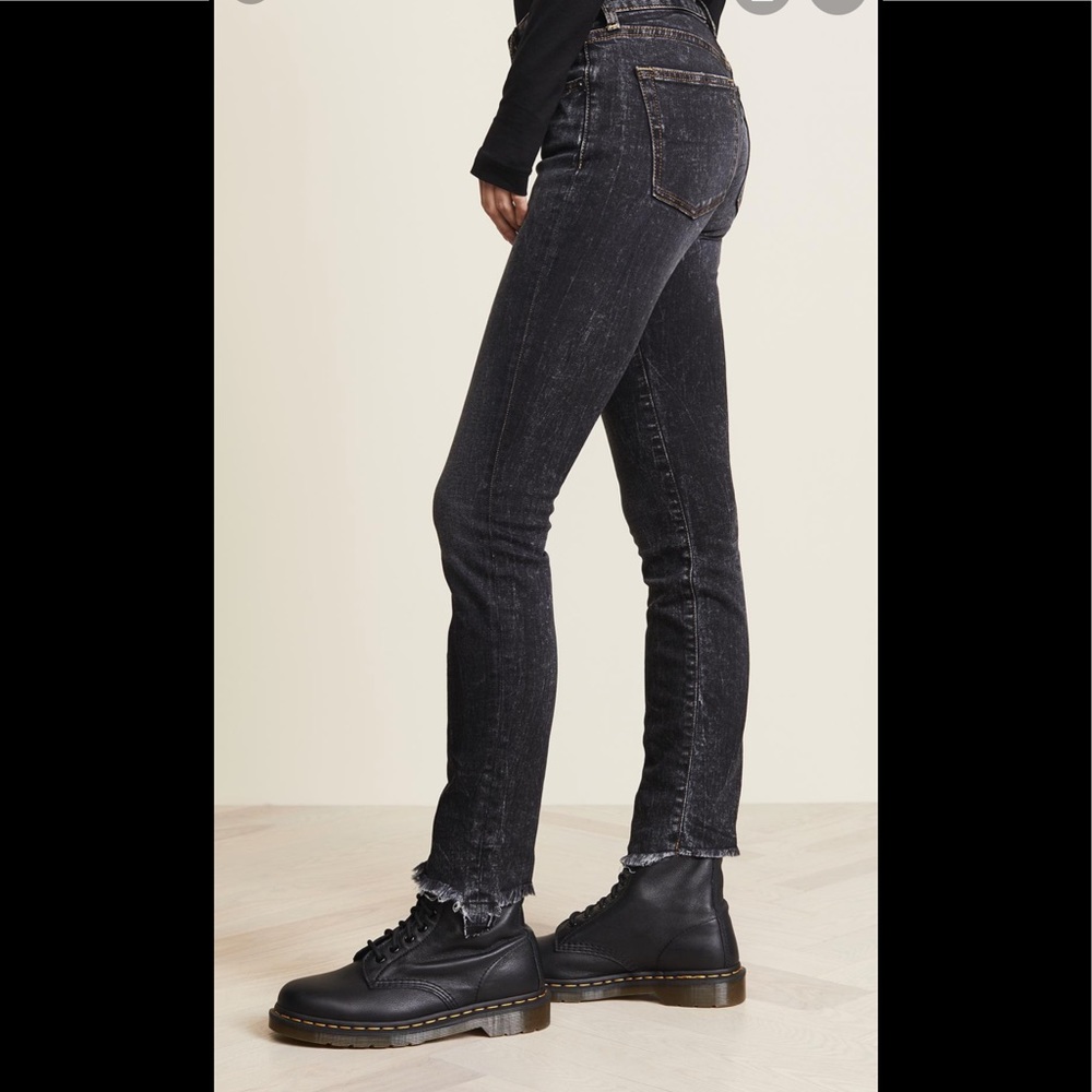 R13 skinny black jeans size 27